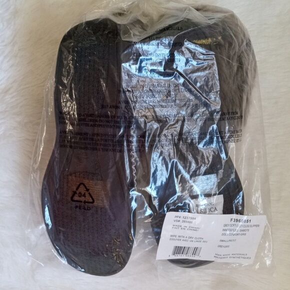 Soft Cozy Faux Fur Lined Clog Slipper (Size Small / 5-6) Grey Color ~ NEW!!! - Picture 5 of 6